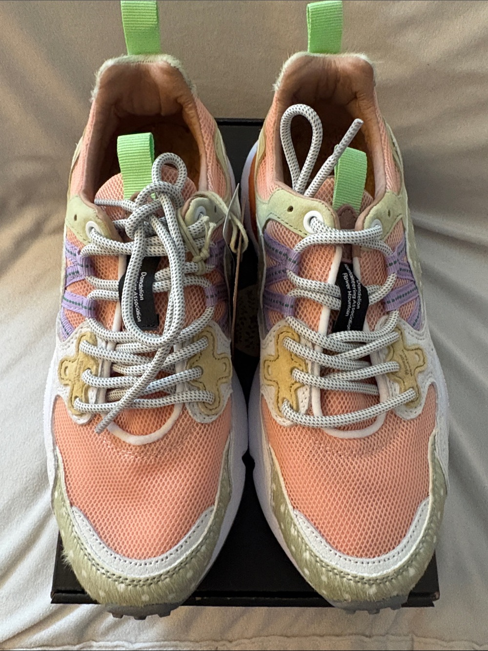 NWT Flower Mountain Yamano 3 Sneaker in LIGHT GREY-WHITE - Picture 7 of 15